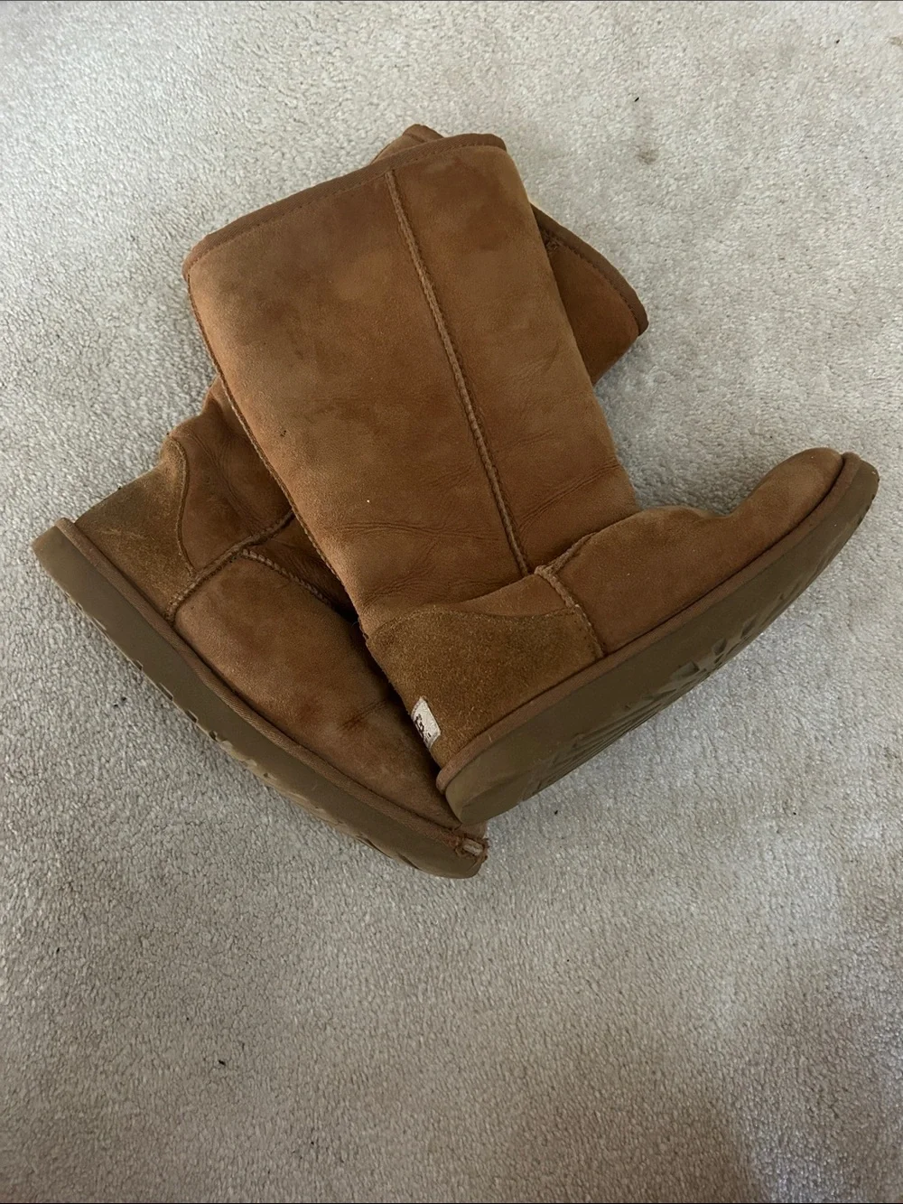 UGG Women's Classic Tall Suede Boots in Chestnut